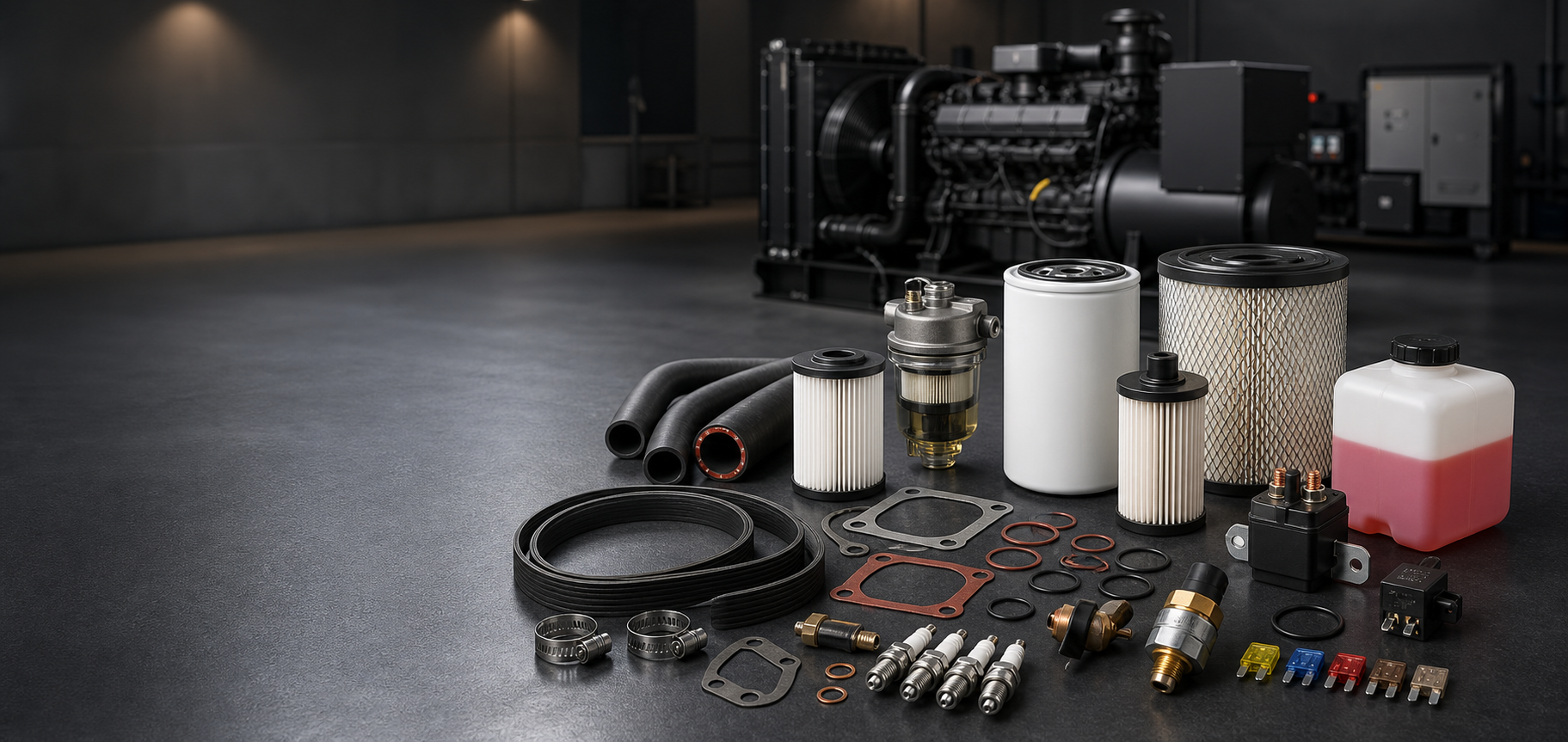 100% Genuine Generator Spare Parts.