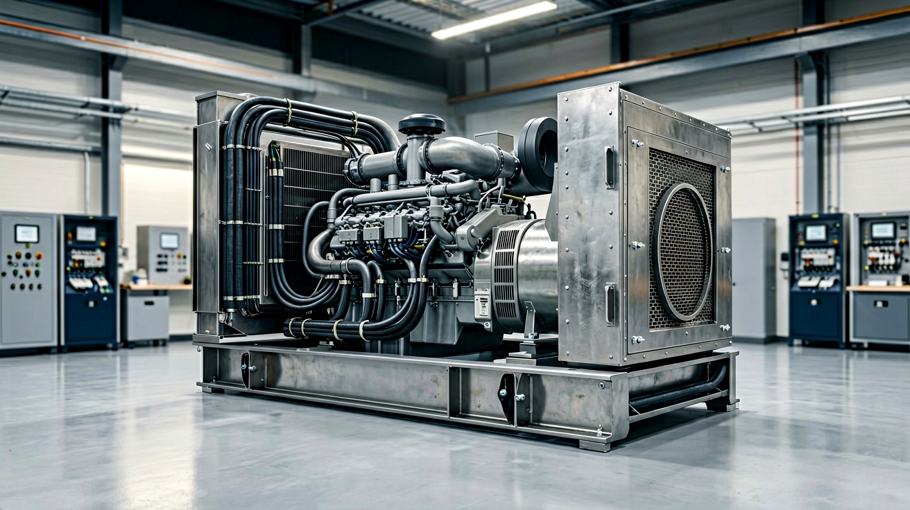Instalasi industrial generator capacity untuk strategi daya cadangan fasilitas modern.